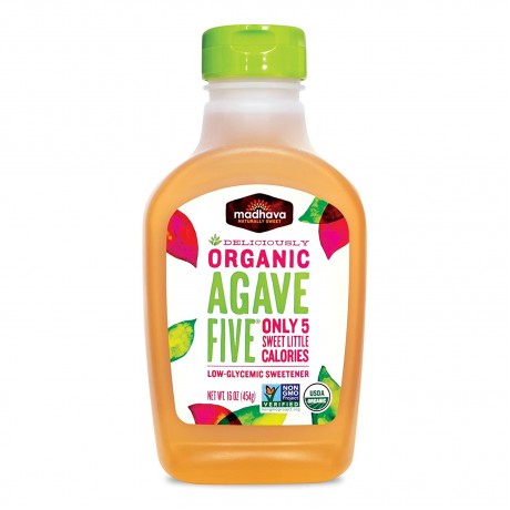 Madhava Agave Five, 5 Calorie Sweetner (6x16 OZ)