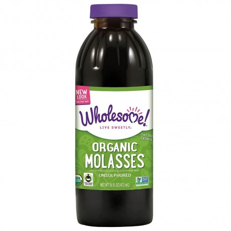 Wholesome Sweeteners Blackstrap Molasses (12x16 Oz)