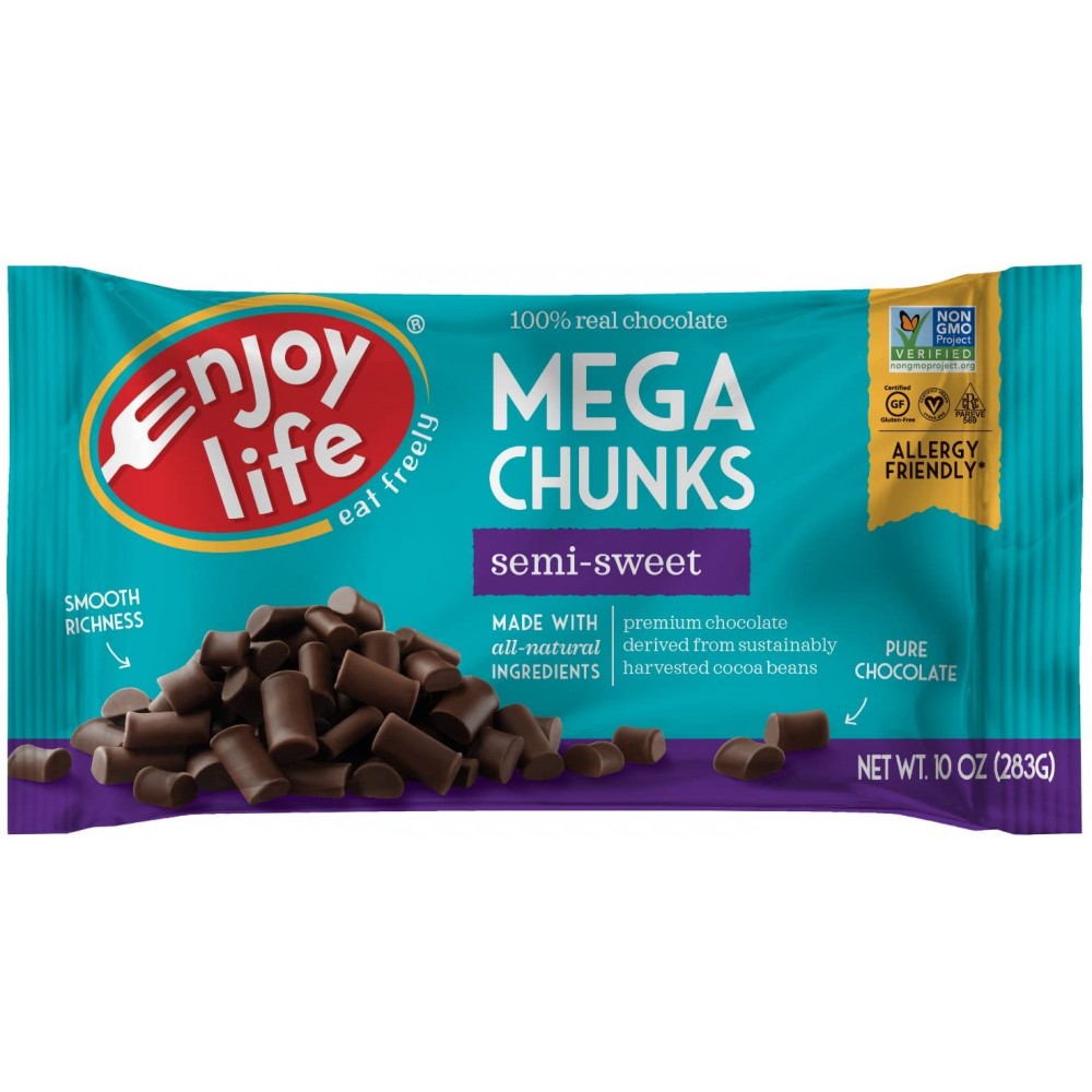 Enjoy Life Mega Chocolate Chunk Baking (12x10 Oz)