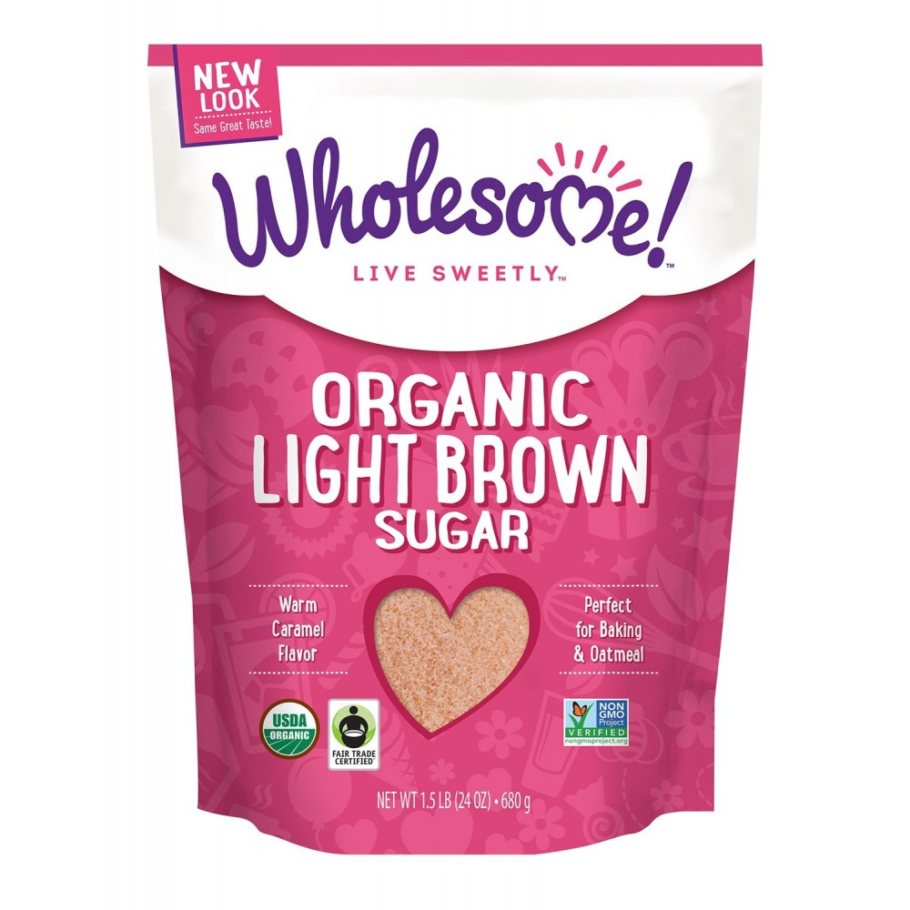 Wholesome Sweeteners Light Brown Sugar (6x24 Oz)