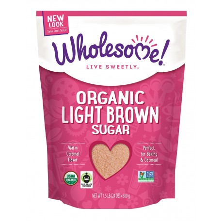 Wholesome Sweeteners Light Brown Sugar (6x24 Oz)