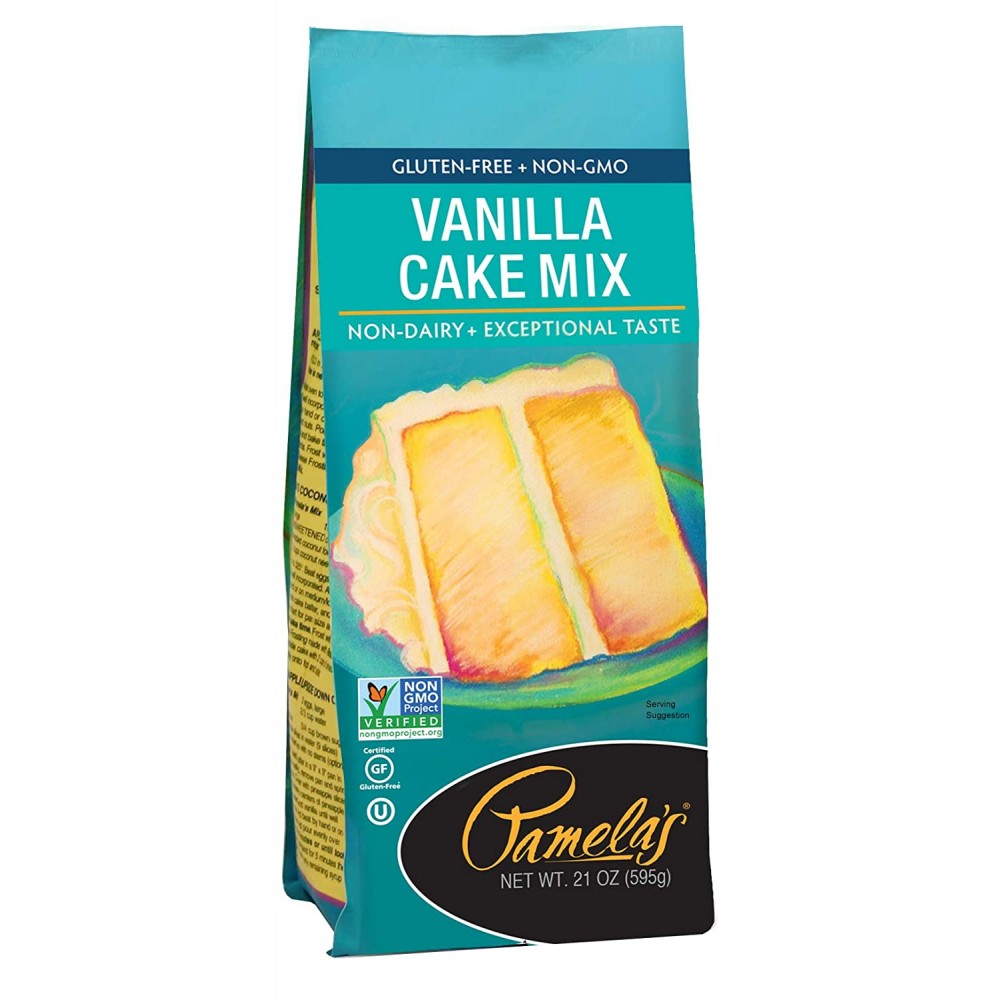 Pamela's Classic Vanilla Cake Mix Gluten Free (6x21 Oz)