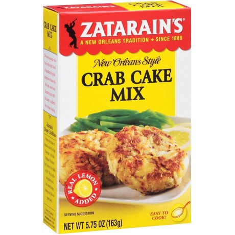 Zatarain's Seafood Cake Mixes, Crab Cake Mix (12x5.75Oz)