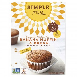 Simple Mills Almond Flour Muffin Mix Banana Gluten Free (6x9Oz)