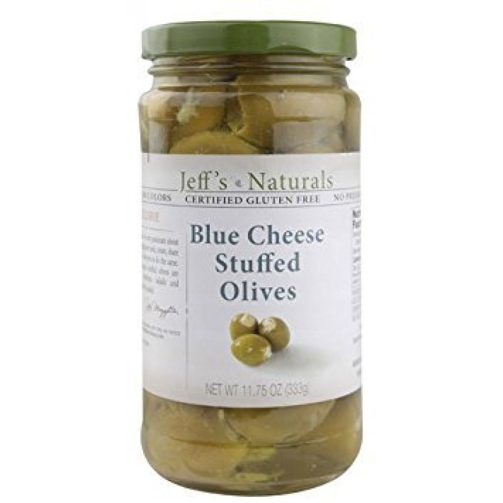 Jeff's Naturals Blue Cheese Stfd Olvs (6x11.75OZ )