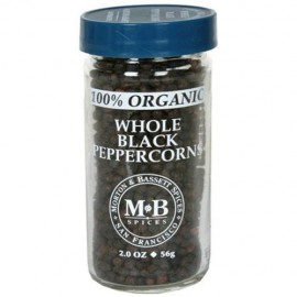 Morton & Bassett Organic Whole Black Pepper (3x2Oz)