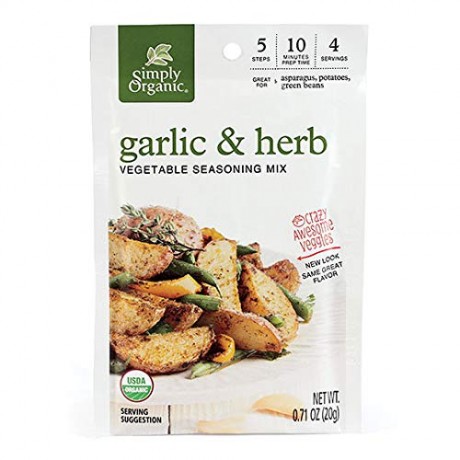 Simply Organic Garlic & Herb (12x.71 OZ)