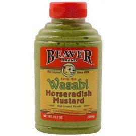 Beaver Foods Mustard Horseradish Wasabi (6x12.5Oz)