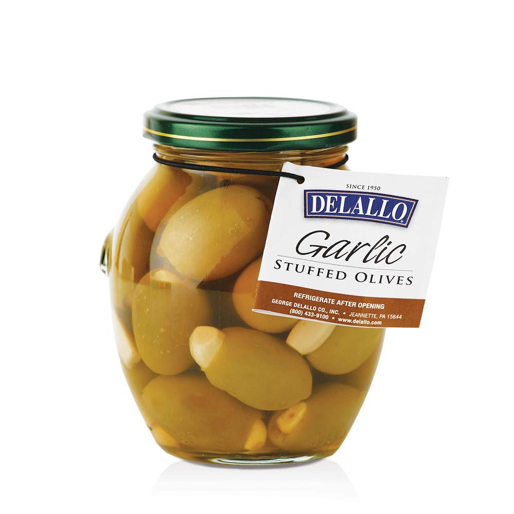 De Lallo Garlic Stuffed Olives (6x7Oz)