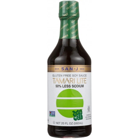 San-J Lite Tamari Soy Sauce (6x20Oz)