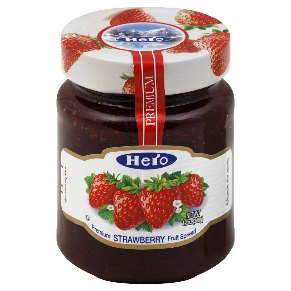 Hero Premium Fruit Spread Strawberry (8x12 OZ)