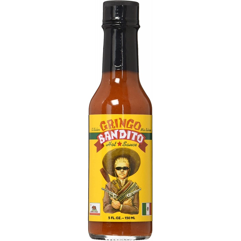 Gringo Bandito Hot Sauce Small Bottle (12x5Oz)