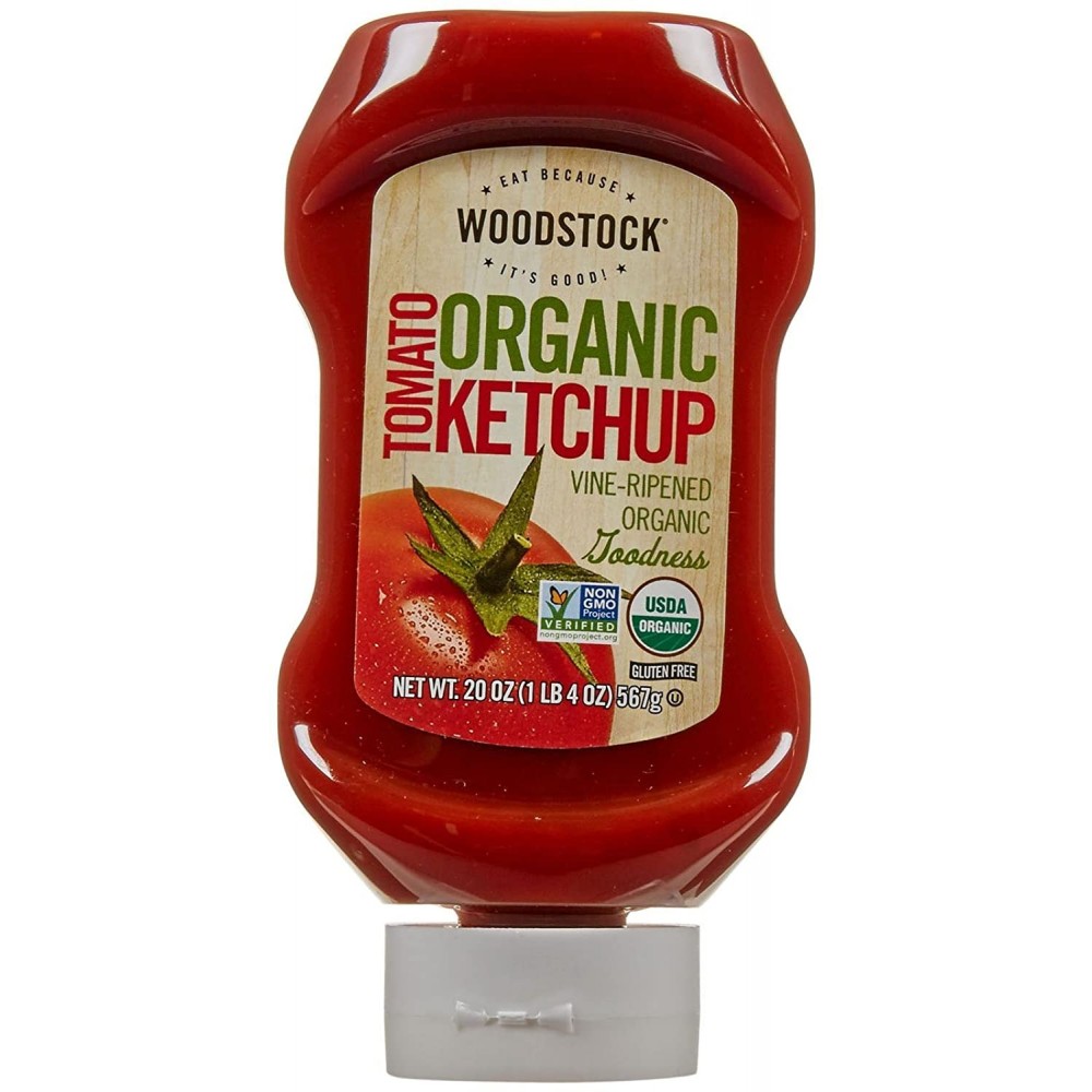 Woodstock Upside Down Tomato Ketchup (12x20 Oz)