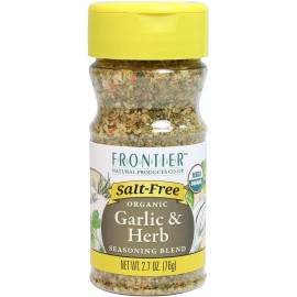 Frontier Natural Salt-Free Garlic & Herb Seasoning (6x2.7 Oz)