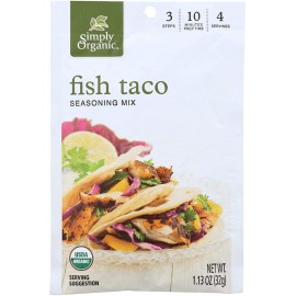 Simply Organic Fish Taco Seasoning (12x1.13Oz)