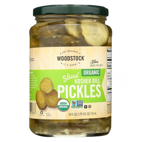 Woodstock Kosher Dill S Pickles (6x24 Oz)