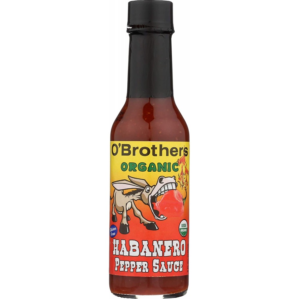 O`Brothers Hot Sauce Habanero Pepper Sauce (12X5 OZ)