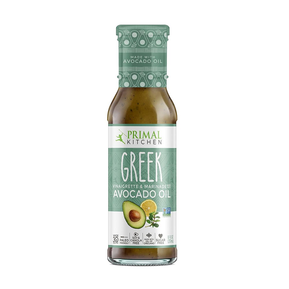 Primal Kitchen Vinaigrette, Greek, Avocado, Oil (6X8 OZ)