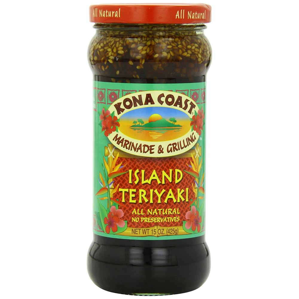 Kona Coast Marinade & Grilling SauceIsland Teriyaki (6x15Oz)