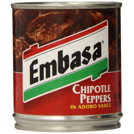 Embasa Chipotle Peppers in Adobo Sauce (12x7 Oz)