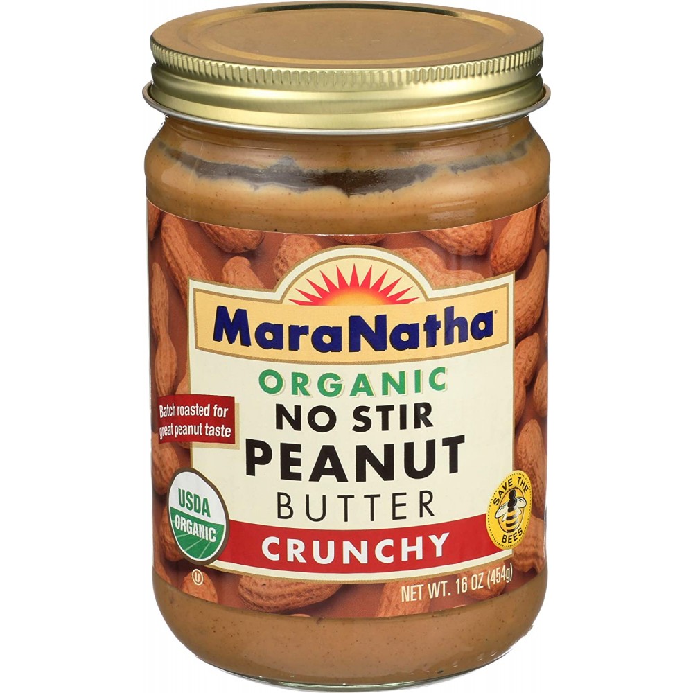 Maranatha Organic Peanut Butter No Stir Crunchy (6x16 OZ)