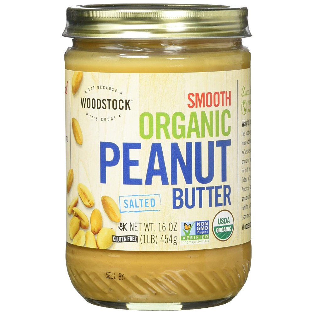 Woodstock Smooth Peanut Butter (12x16 Oz)