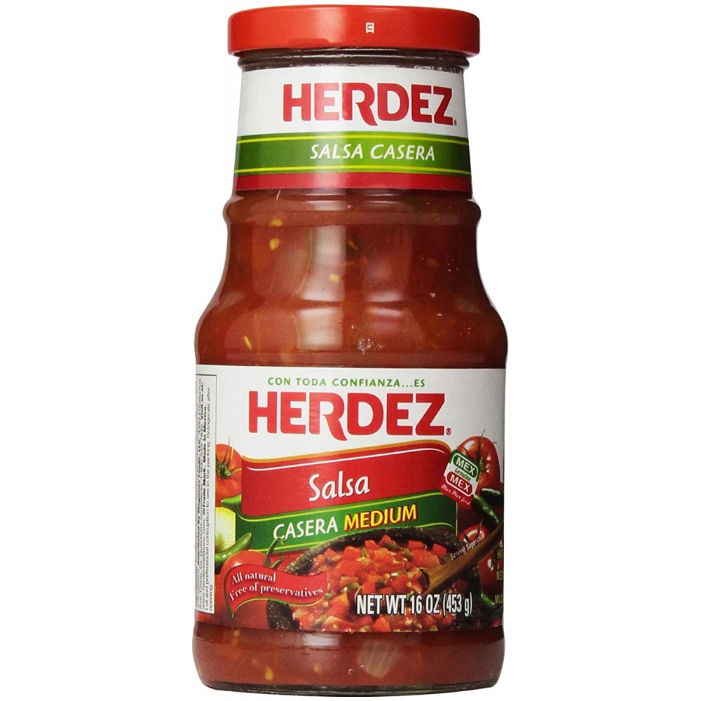 Herdez Casera Medium Salsa (12x16 Oz)