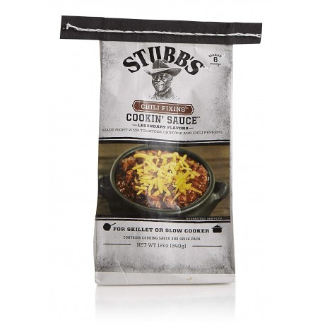 Stubb's Chili Fixins Cookin' Sauce (6x12 OZ)