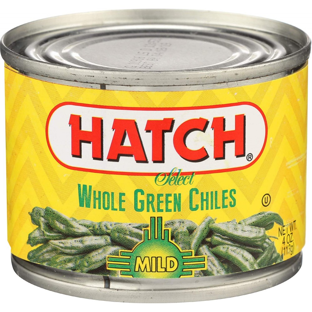 Hatch Mild Whole Green Chiles (12x4Oz)