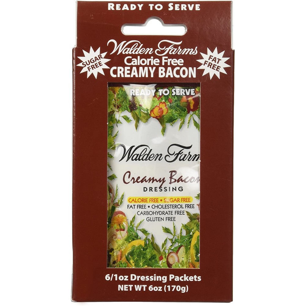 Walden Farms Creamy Bacon Drsg Pkt (6x1OZ )