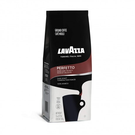 Lavazza Perfetto Espresso Roast Ground Coffee (6x12 OZ)