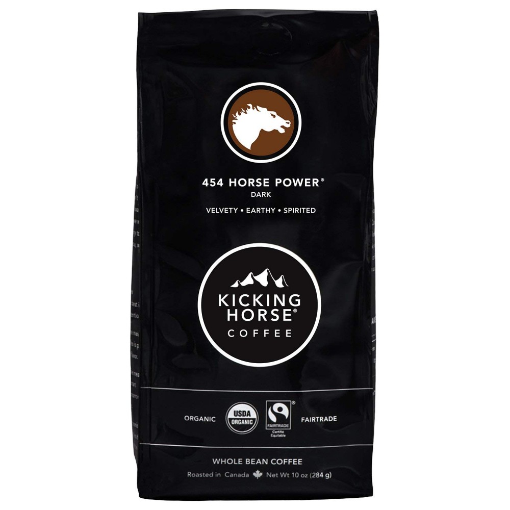 Kicking Horse 454 Horse Power Dark Whole Bean Coffee (6x10 OZ)