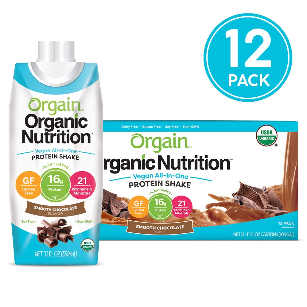 Orgain Shake, Smooth Chocolate Vegan (12X11 OZ)