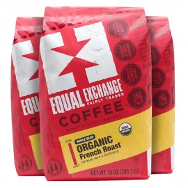 Equal Exchange French Roast Whole Bean Coffee (6x10 Oz)