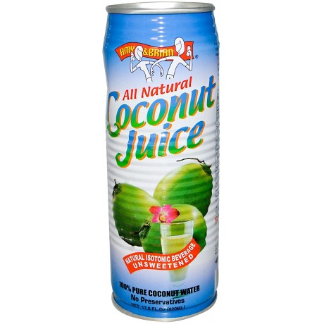 Amy & Brian Natural Coconut Juice Pulp Free (12x17.5 Oz)