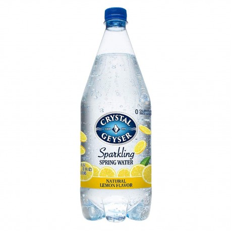 Crystal Geyser Lemon Mineral Water (12x42.25OZ )