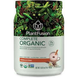 PlantFusion Plant Protein Organic Vanilla Chai 1 lb