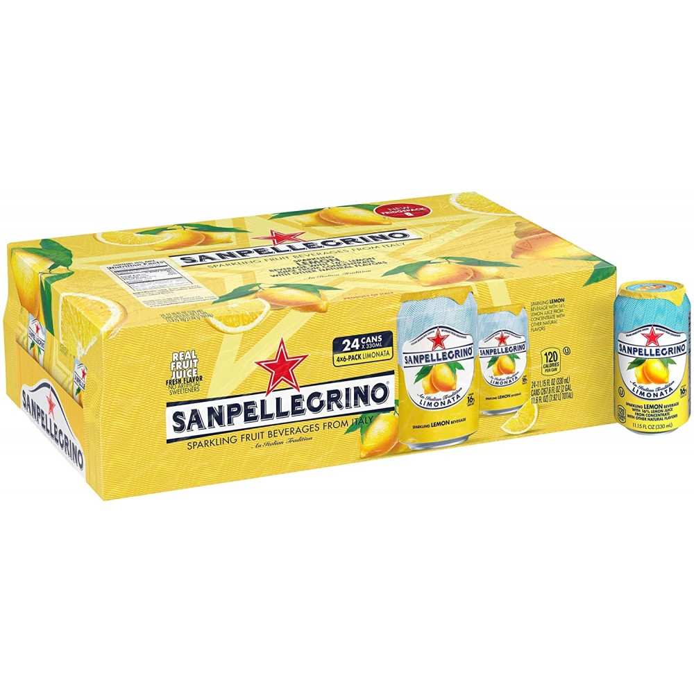 San Pellegrino All Natural Limonata Lemon Sparkling (4x6 Pack)