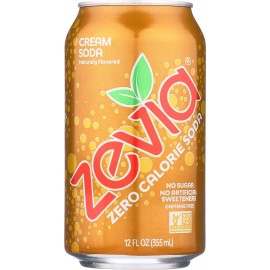 Zevia Creme Soda (4x6Pack )