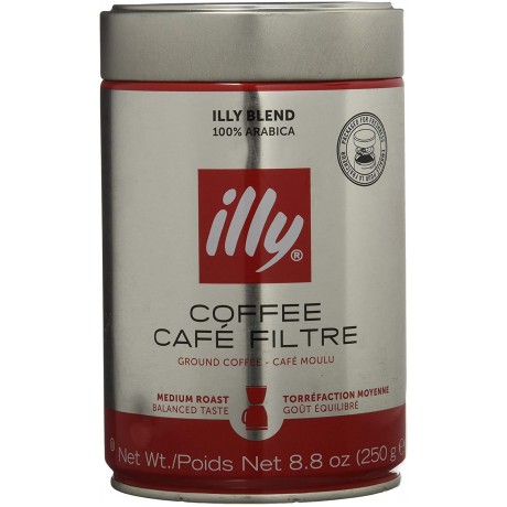 illy Ground Drip Medium Roast Coffee (6x8.8 OZ)