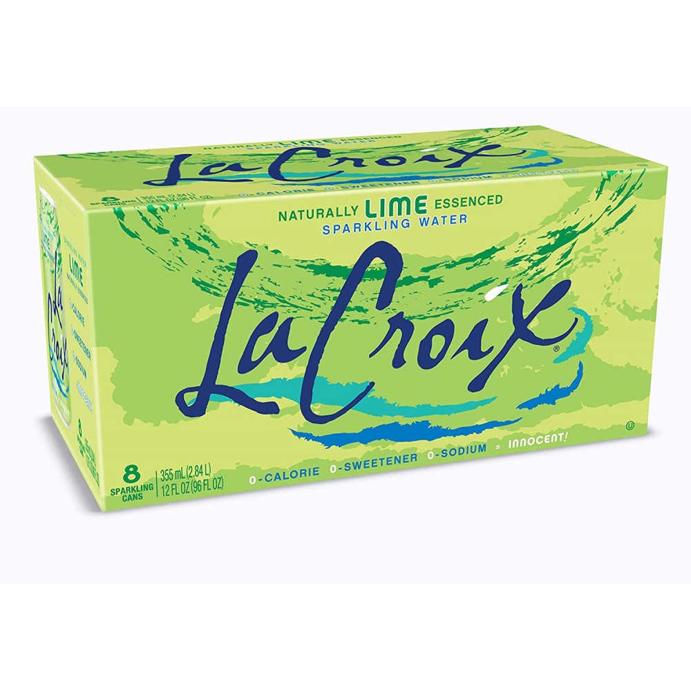 Lacroix Lime Sparkling Water (3x8Pack )