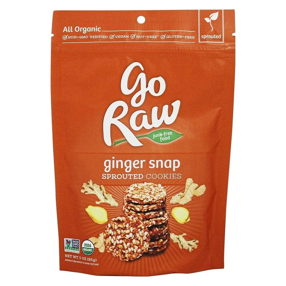 Go Raw Ginger Snap Super Cookie (12x3 OZ)