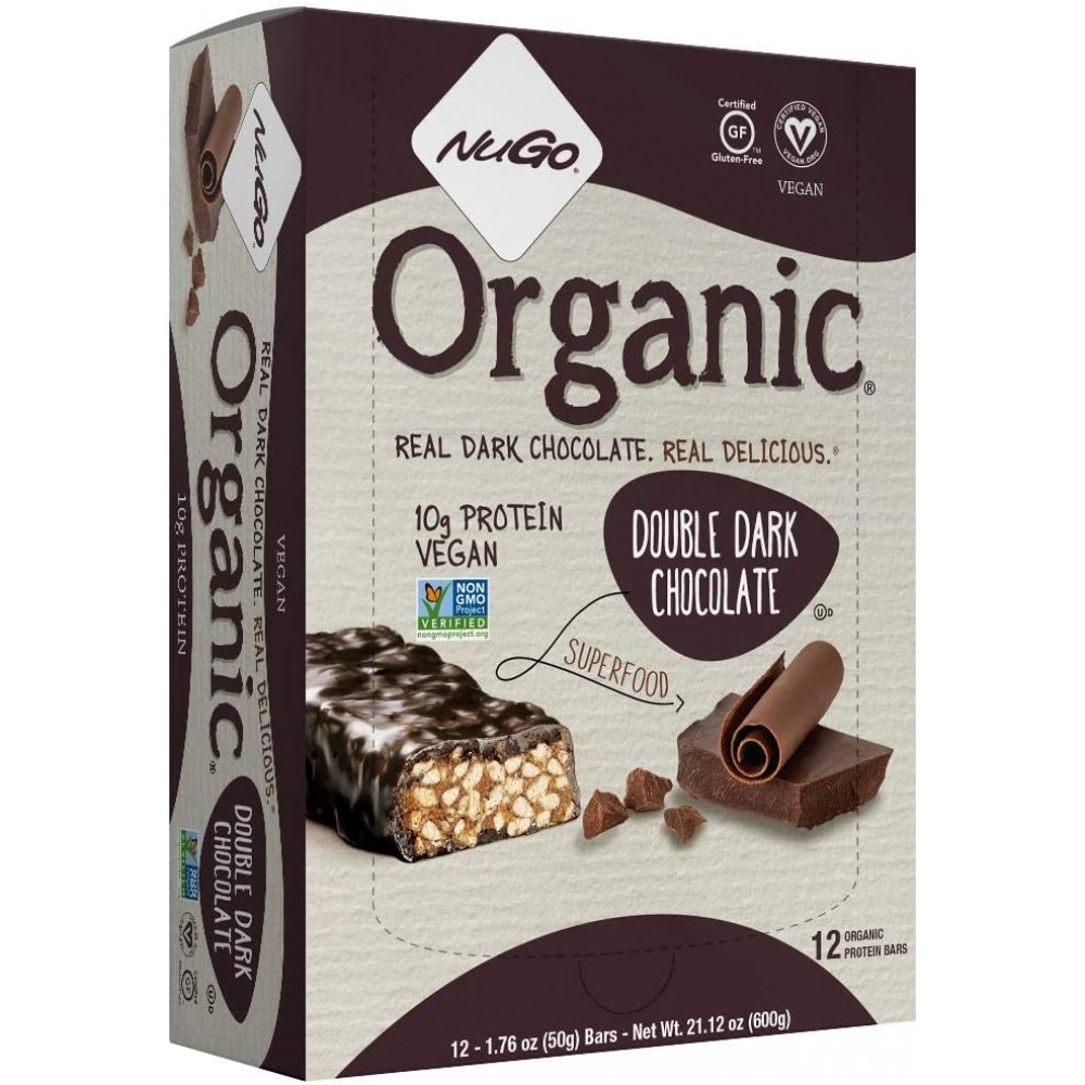 Nugo Double Dark Chocolate Bar (12x50 GM)