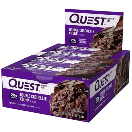 Quest Double Chocolate Chunk Bar (12X2.12 OZ)