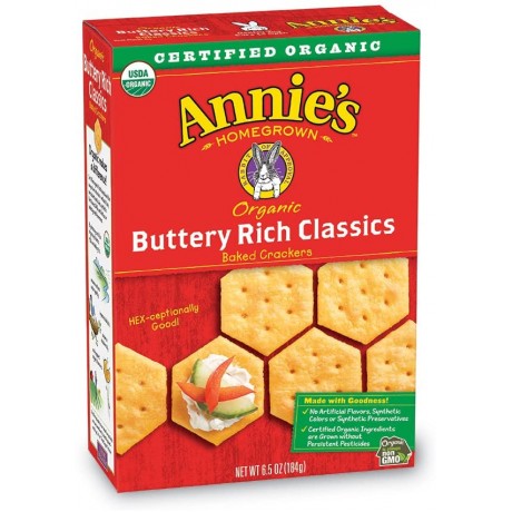 Annie's Homegrown Butter Bunny Rice Cracker (12x6.5 Oz)