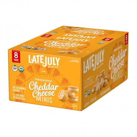 Late July Mini Cheese Sandwich Crackers (4x8 PACK)