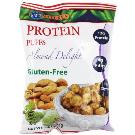 Kay's Naturals Protein Puffs Almond Delight (6 Pack) 1.2 Oz