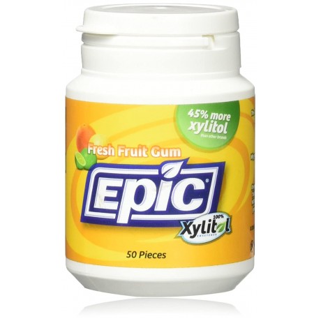 Epic Dental Xylitol Fresh Fruit Gum (1x50 Ct)