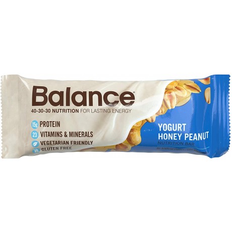 Balance Bar Yogurt Honey Peanut Bar (6x1.76Oz)