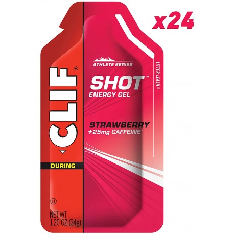 Clif Bar Strawberry Clif Bar Shot (24x1.2 Oz)